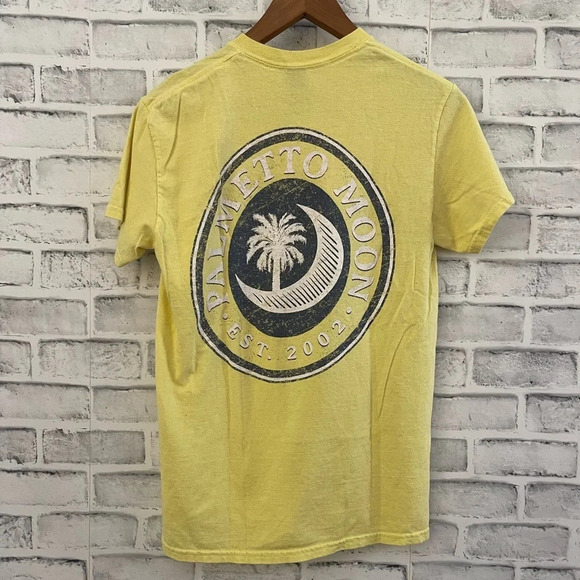Women’s Palmetto Moon yellow short sleeve t-shirt Small - Picture 1 of 5